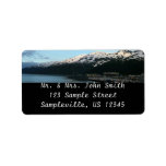 Whittier at Dusk Scenic Alaska Photography Label