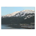 Whittier at Dusk Scenic Alaska Photography Tissue Paper