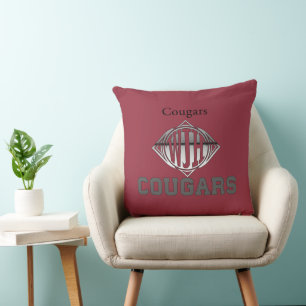 Whittier Jr. High School T-shirt Throw Pillow