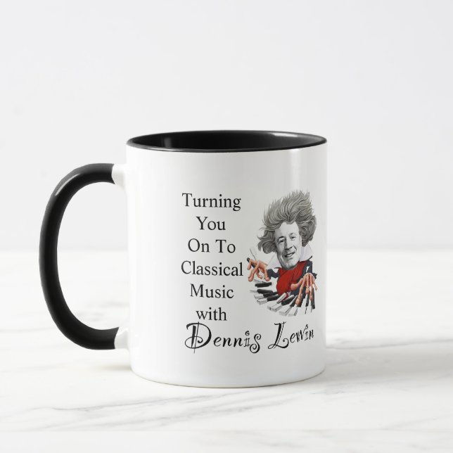 WHK Turning You On To Classical Music BLK Mug (Left)