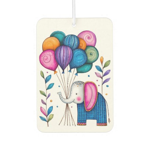 WHMSICAL ELEPHANT BALLOONS AIR FRESHENER