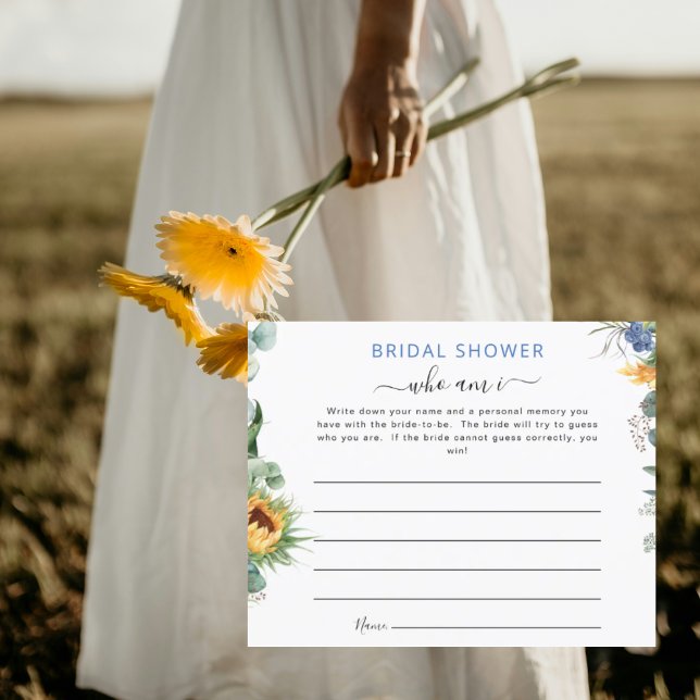 Who Am I Bridal Shower Memory Card (Creator Uploaded)