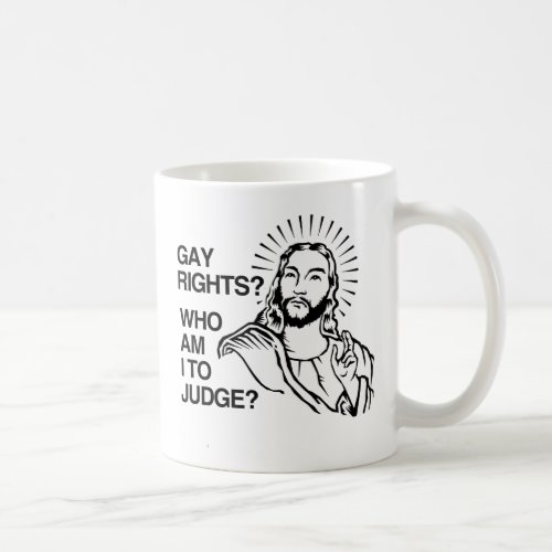 WHO AM I TO JUDGEpng Coffee Mug
