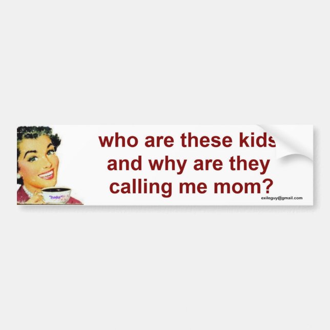 who are these kids... bumper sticker (Front)