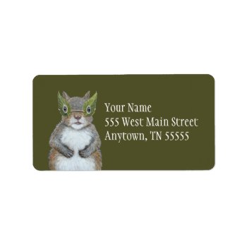 Who Ate All The Party Snacks Address Label by vickisawyer at Zazzle