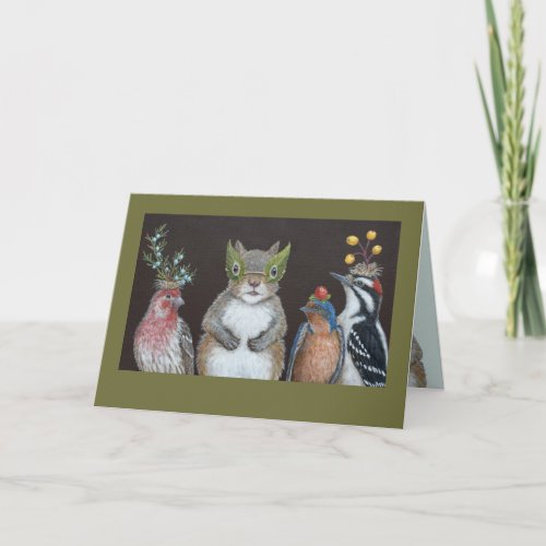 Who ate all the party snacks? card