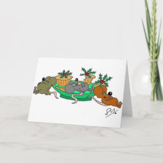 Who ate all the pies holiday card