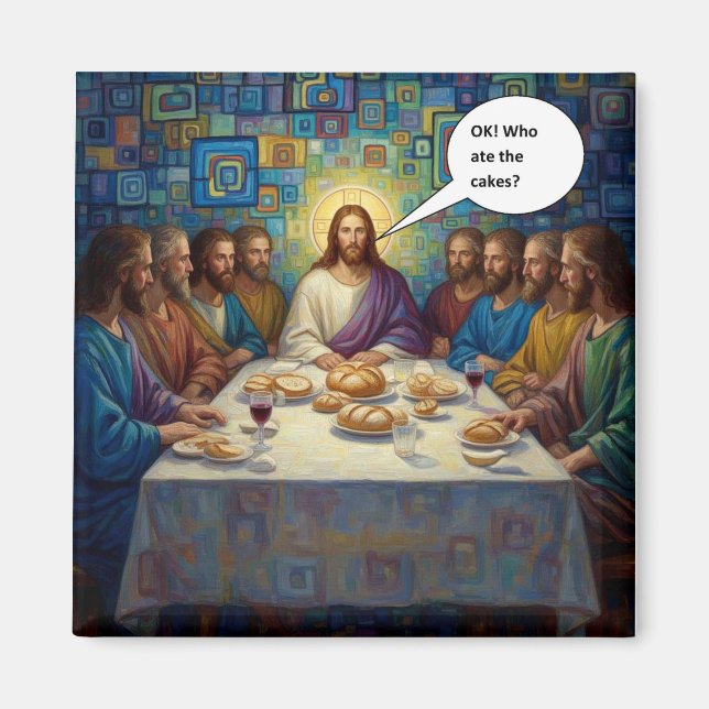 Who ate the cakes magnet (Front)