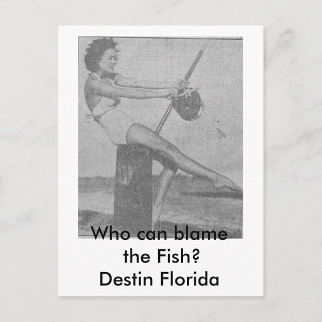 Who_can_blame_the_fish Destin Postcard (Front)