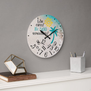Who Cares Large Clock