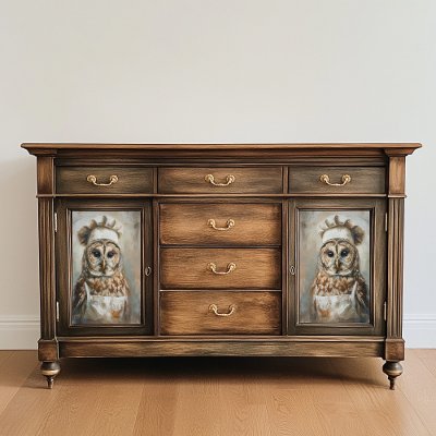 Who Cooks For You Owl Decoupage Paper