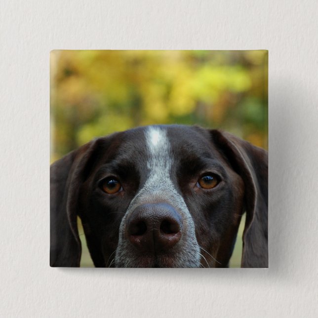 Who Dat Dog? Button (Front)