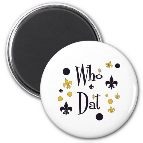 Who Dat t_shirts Magnet