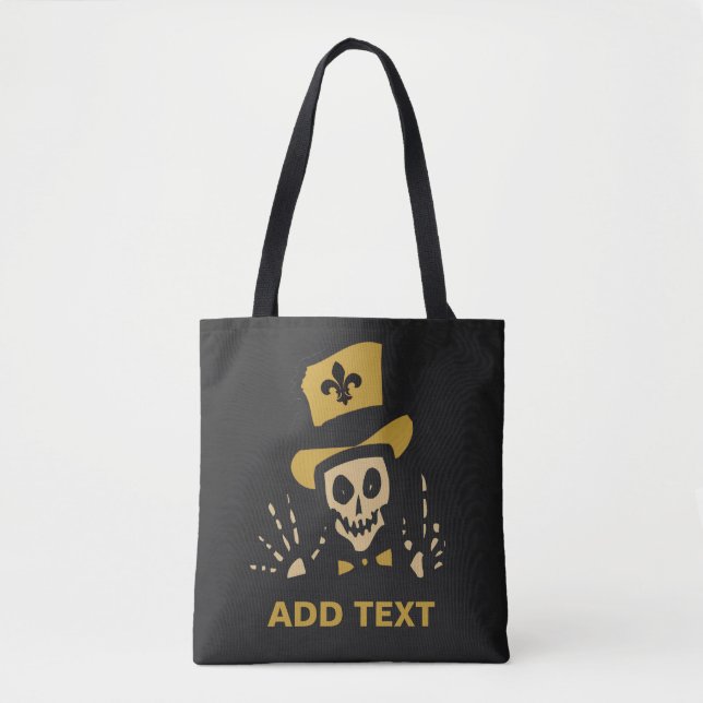 Who Dat Voodoo Man Tote Bag (Front)