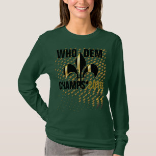 Who dem champs 2010/Black gold hearts/Fleur de Lis T-Shirt