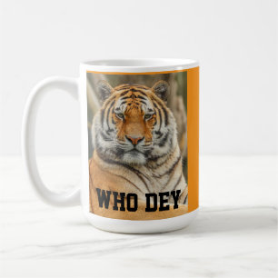 WHO DEY BENGAL TIGER COFFEE MUG