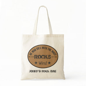 Who Dies With The Most ROCKS Wins! Rock Hound Bag