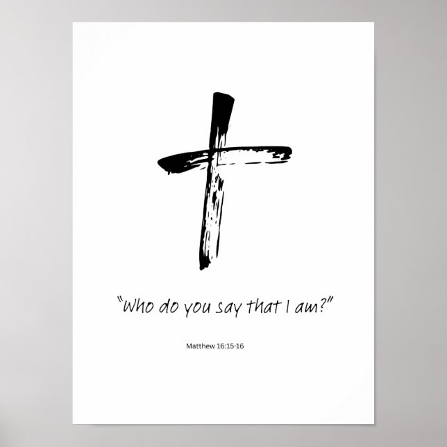 Who do you say that I am? Poster (Front)