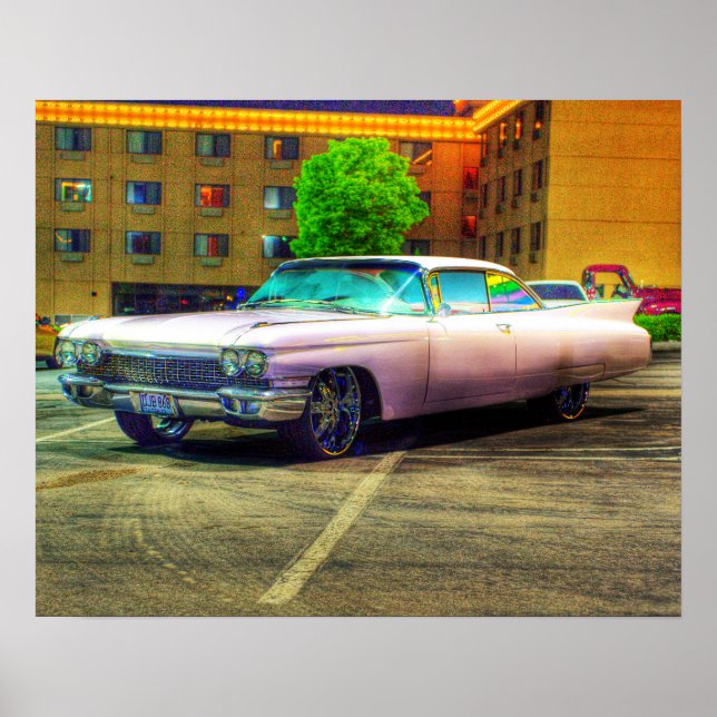 who doesnt love a pink Cadillac Poster (Front)