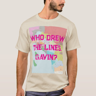 Who Drew the Lines Tee Shirt