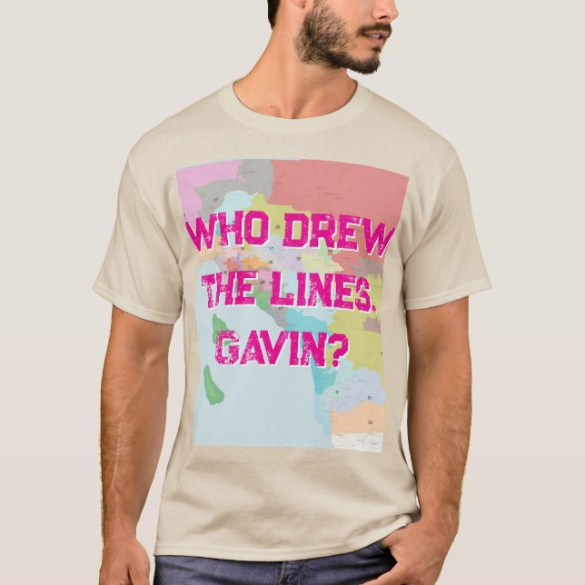 Who Drew the Lines Tee Shirt (Front)
