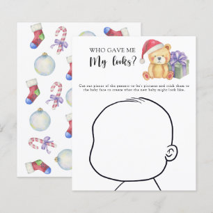 Who gave me my looks baby shower game