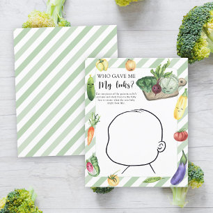 Who gave me my looks baby shower game