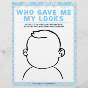 Who Gave Me My Looks [Luxury Lace [Blue]] Letterhead