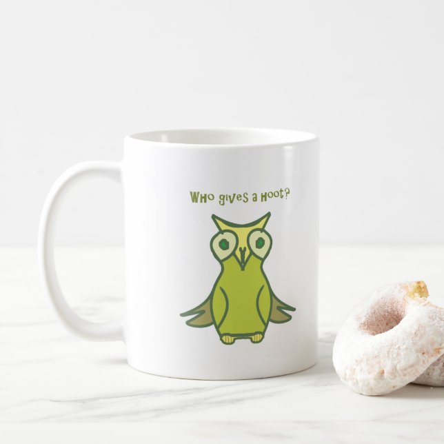 Who gives a hoot? Mug (With Donut)