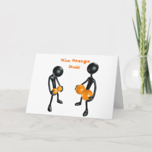 Who Has More Balls Now - Funny Birthday Greeting Card
