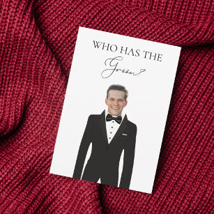 Who Has the Groom Bridal Shower Game Card