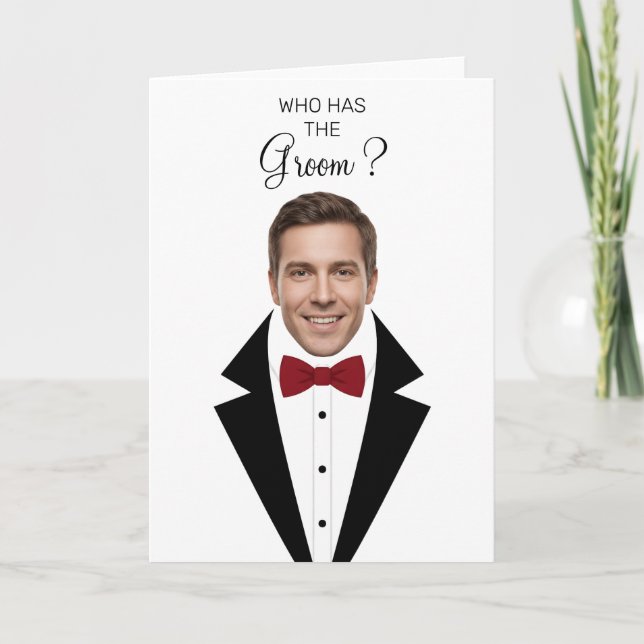 Who Has The Groom Scratch Off Game Bridal Shower T Card (Front)