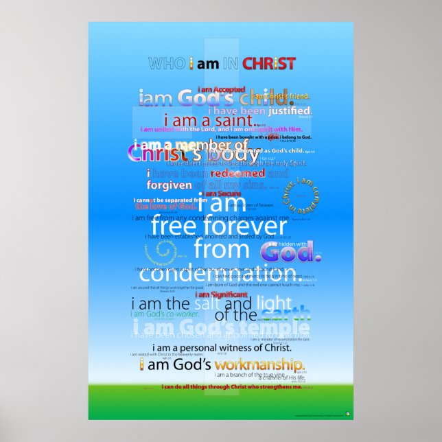 Who I am in Christ Poster (Front)