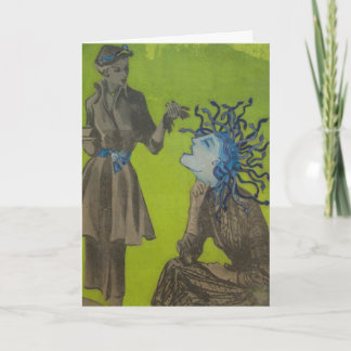 "Who invited her?" greeting card/invitation Invitation