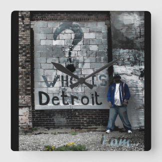 Who is Detroit (wall clock) Square Wall Clock