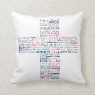 Who is Jesus Throw Pillow