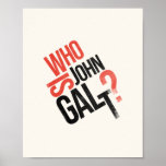 Who Is John Galt? Ayn Rand Poster