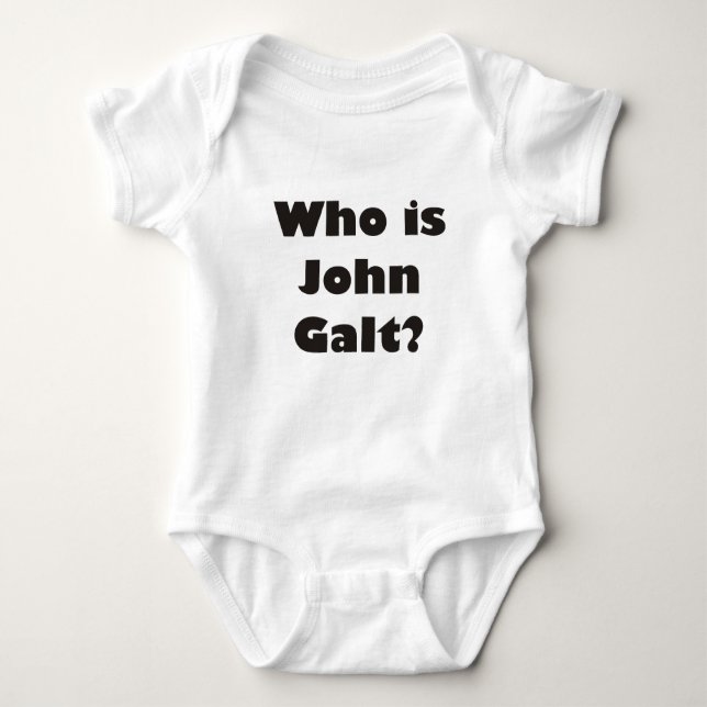 Who is John Galt? Baby Bodysuit (Front)