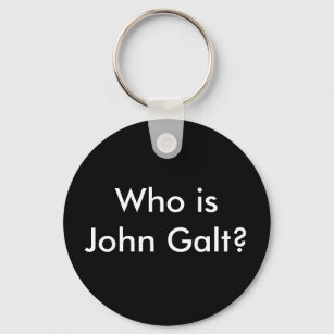 Who is John Galt? keychain