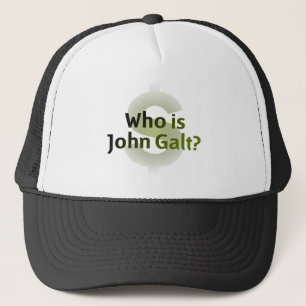Who Is John Galt? Money Symbol Trucker Hat