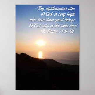 Who Is Like Unto Thee, O God Poster