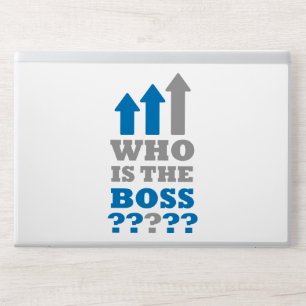 Who is the boss ? HP laptop skin