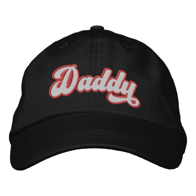 Who is the Daddy  Embroidered Baseball Cap (Front)