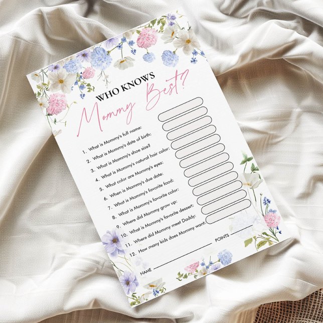 Who Knows Mommy Best | Baby Shower Game (Creator Uploaded)