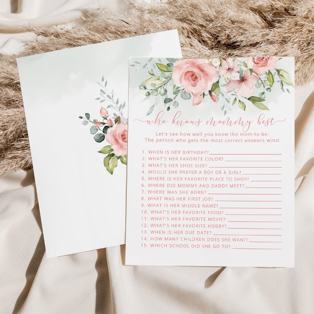 Who knows mommy best blush pink eucalyptus game (Creator Uploaded)