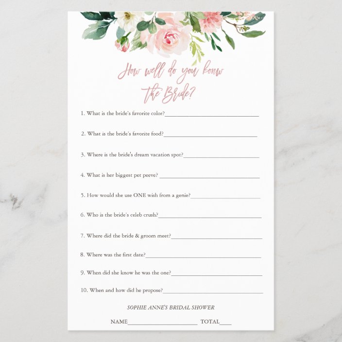 best bridal shower