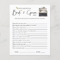Who Knows Them Best | Bridal Shower Game