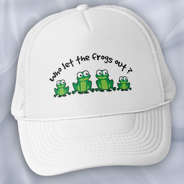 Who Let The Frogs Out? Trucker Hat (Creator Uploaded)