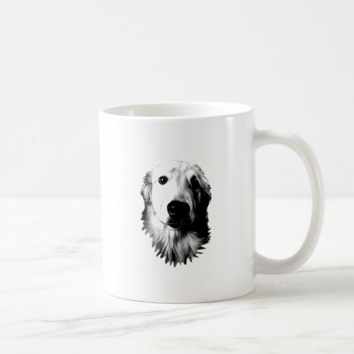 Who Me? Funny Dog Expressions. Golden Retriever Coffee Mugs