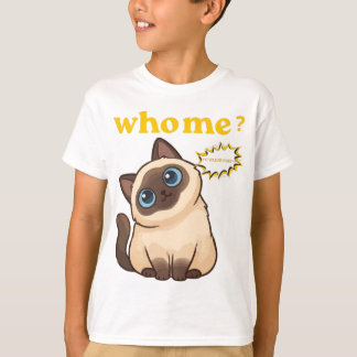 Who, Me? I Was Hungry – Funny Cute Cat T-Shirt